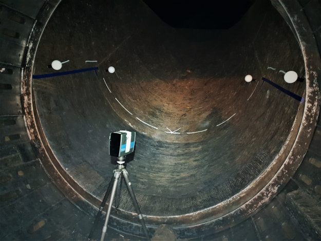 laser-scanning-logging-chute-measure-fabrication